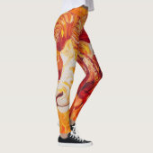Fiery Solar Capricorn Spirit Leggings (Rechts)