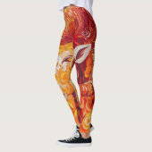 Fiery Solar Capricorn Spirit Leggings (Links)