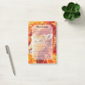 Fiery Solar Capricorn Spirit Post-it Klebezettel (Büro)