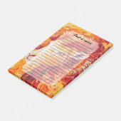Fiery Solar Capricorn Spirit Post-it Klebezettel (angewinkelt)