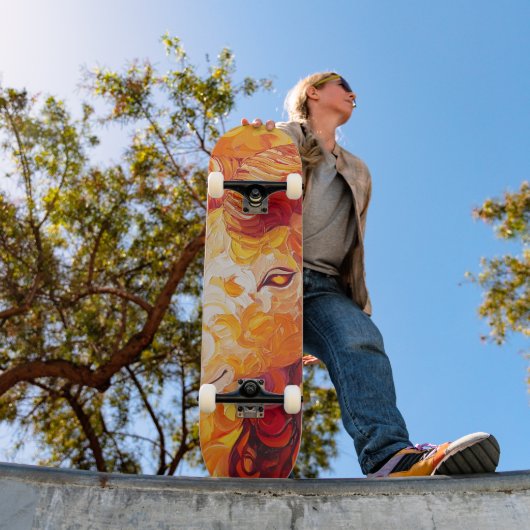 Fiery Solar Capricorn Spirit Skateboard (Außenbereich 1)