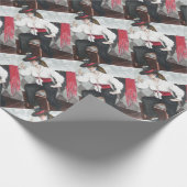 FIERY SPANISH DANCER WRAPPING PAPIER GESCHENKPAPIER (Ecke)