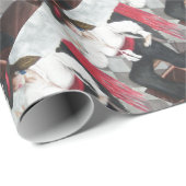 FIERY SPANISH DANCER WRAPPING PAPIER GESCHENKPAPIER (Rolleneckpunkt)