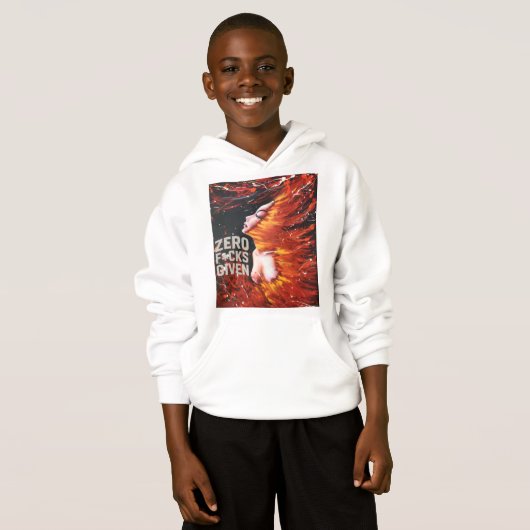 Fiery Spirit" Boys' Hoodie (Vorne ganz)