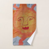 Fiery Sun Badhandtuch Set (Handtuch)
