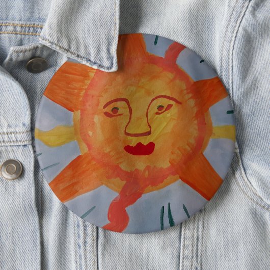 Fiery Sun Button (Beispiel)