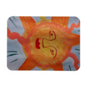 Fiery Sun Flexible Foto Magnet (Horizontal)