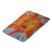 Fiery Sun Flexible Foto Magnet (Linke Seite)