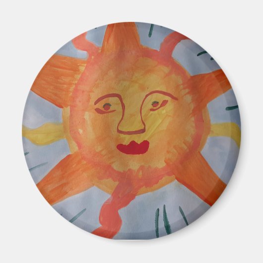 Fiery Sun Magnet (Vorne)