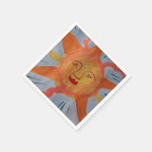 Fiery Sun Paper Napkins Serviette (Ecke)