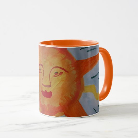 Fiery Sun Tasse (VorderseiteRechts)