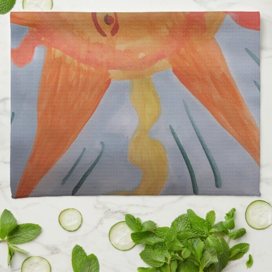 Fiery Sun Tee Handtuch (Gefaltet)