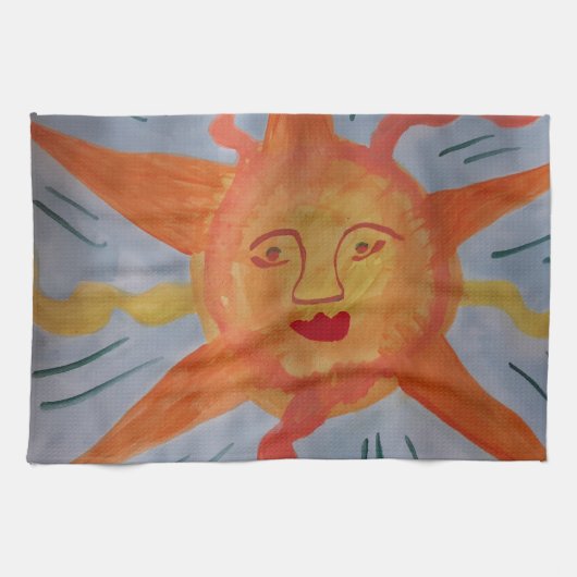Fiery Sun Tee Handtuch (Horizontal)