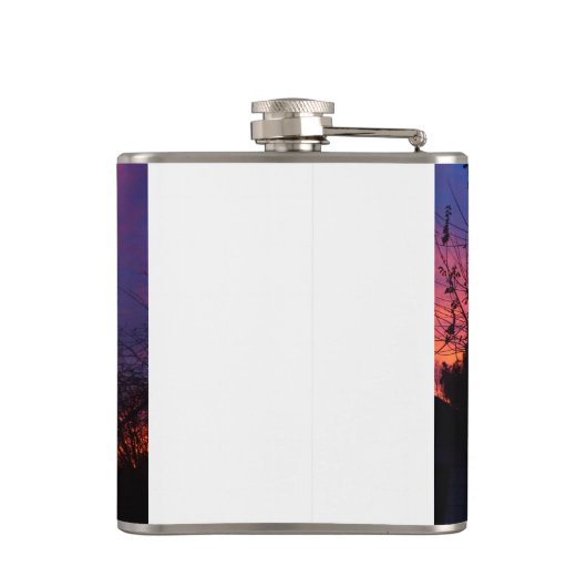 Fiery Sunset Flask Flachmann (Rückseite)