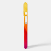 Fiery Sunset Ombre iPhone 16 Fall Case-Mate iPhone Hülle (Rückseite / Links)