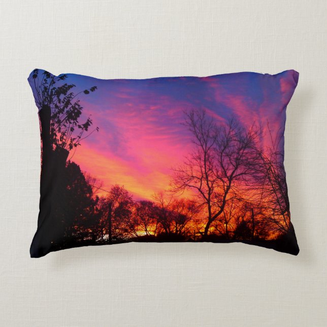 Fiery Sunset Pillow Zierkissen (Vorderseite)