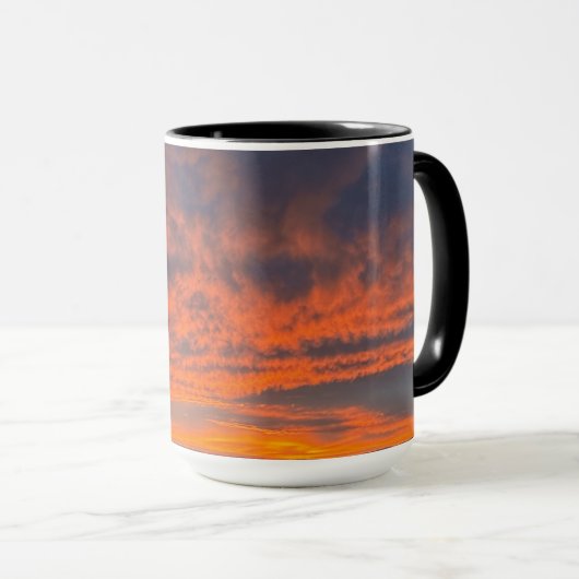 Fiery Sunset Tasse (VorderseiteRechts)