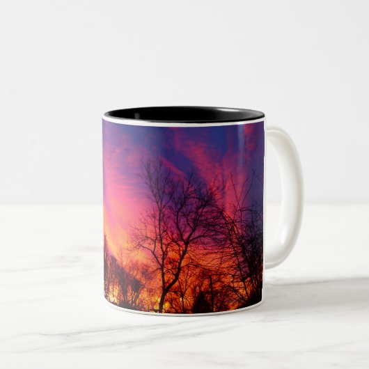 Fiery Sunset Tasse (VorderseiteRechts)