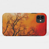 Fiery Sunset & Tree Natur Kunst, Dichtung und Musi Case-Mate iPhone Hülle (Rückseite (Horizontal))