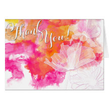 FIERY SUNSET WATERCOLOR HOLLYHOCK WEDD 2