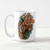 Fiery Tiger Bloom Kaffeetasse (Links)
