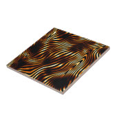 Fiery Tiger Stripes Fliese (Seite)