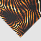 Fiery Tiger Stripes Seidenpapier (Ausschnitt)