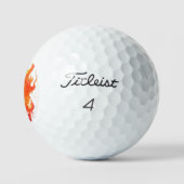 Fiery Titleist 2023 Pro V1, 12 Pack Golfbälle (Logo)