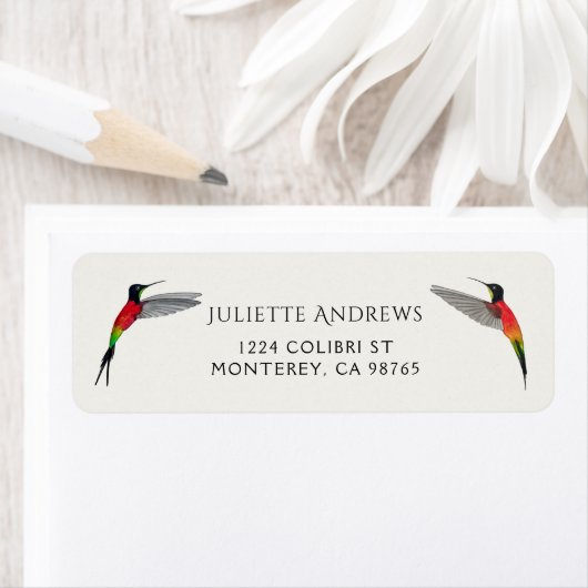 Fiery Topaz Hummingbird Rücksendeadresse (Insitu)