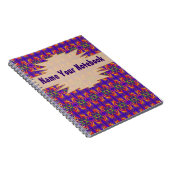 Fiery Tribal Pattern Notizblock (Rechte Seite)