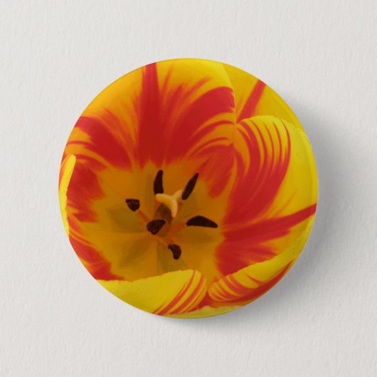 Fiery Tulip Button (Vorderseite)