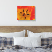 Fiery Tulip Canvas Print Leinwanddruck (Insitu (Schlafzimmer))
