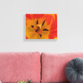 Fiery Tulip Canvas Print Leinwanddruck (Insitu (Wohnzimmer))