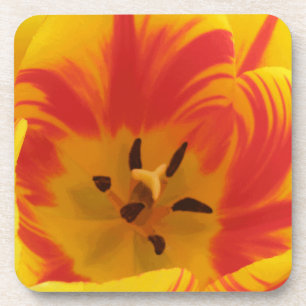 Fiery Tulip Cork Untersetzer