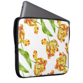 Fiery Tulips auf 15" Laptop-Sieb Laptopschutzhülle (Vorne Rechts)