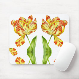 Fiery Tulips auf einem Mousepad