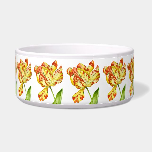 Fiery Tulips auf einem Salat serviert Bowl Napf (Rechts)