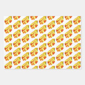 Fiery Tulips auf einem Wrapping Paper-Set Geschenkpapier Set (Vorderseite 3)