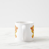 Fiery Tulips auf einer Espresso-Tasse Espressotasse (Rückseite)