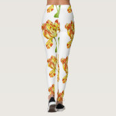 Fiery Tulips auf Leggings (Rückseite)