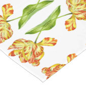 Fiery Tulips für einen Tischläufer (Ecke)