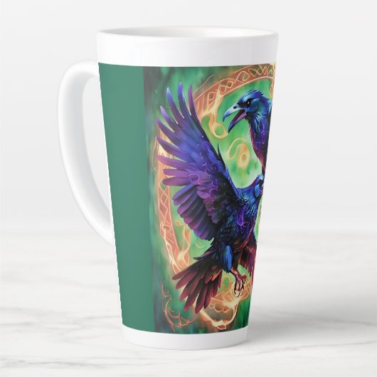 Fiery Two Ravens Milchtasse (Linke Ecke)