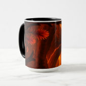 Fiery Volcano Tasse - Kühle Kaffeebecher für die N (Vorderseite Links)