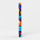 Fiery Waves Abstrakt Art Case-Mate iPhone Hülle (Hinten/Rechts)