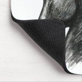 Fiery Wild Horse Mousepad (Ecke)