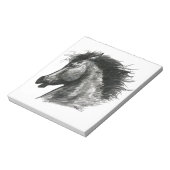 Fiery Wild Horse Notizblock (Rotiert)