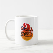 Fiery William Shakespeare Hell is Empty Kaffeetasse (Links)