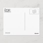 Fiery Wings - Herbstliche Fantasy Faible Kunst Postkarte (Rückseite)