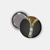 Fiery Zipper Magnet (Vorderseite/Rückseite)