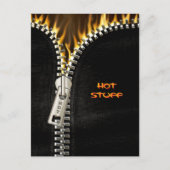 Fiery Zipper Postkarte (Vorderseite)